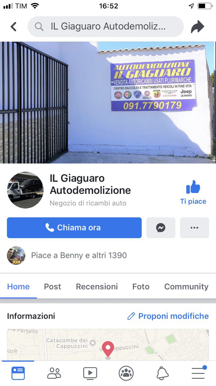 screenshot il giaguaro autodemolizione