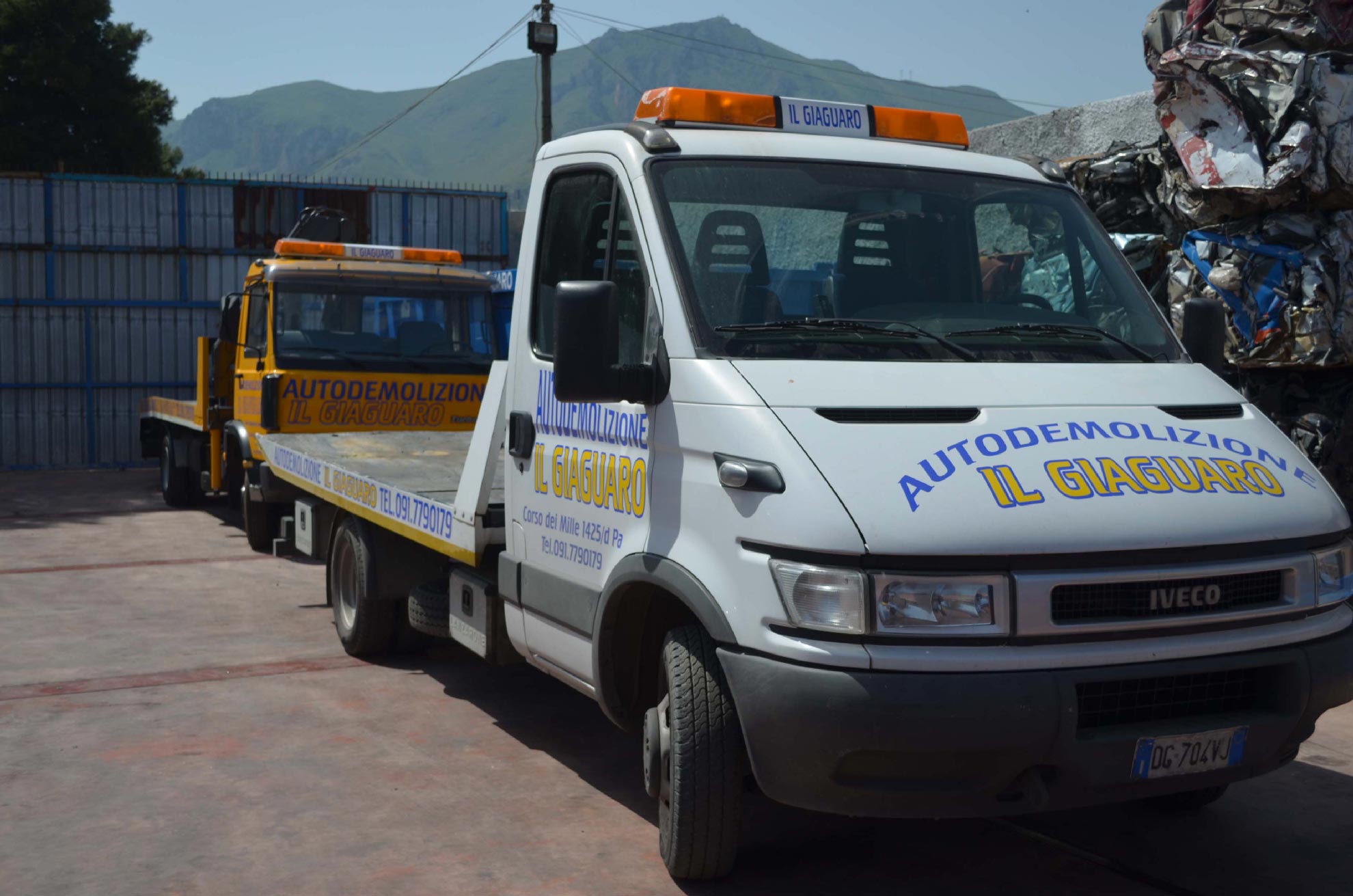 Giaguaro autodemolizione mezzi azienda